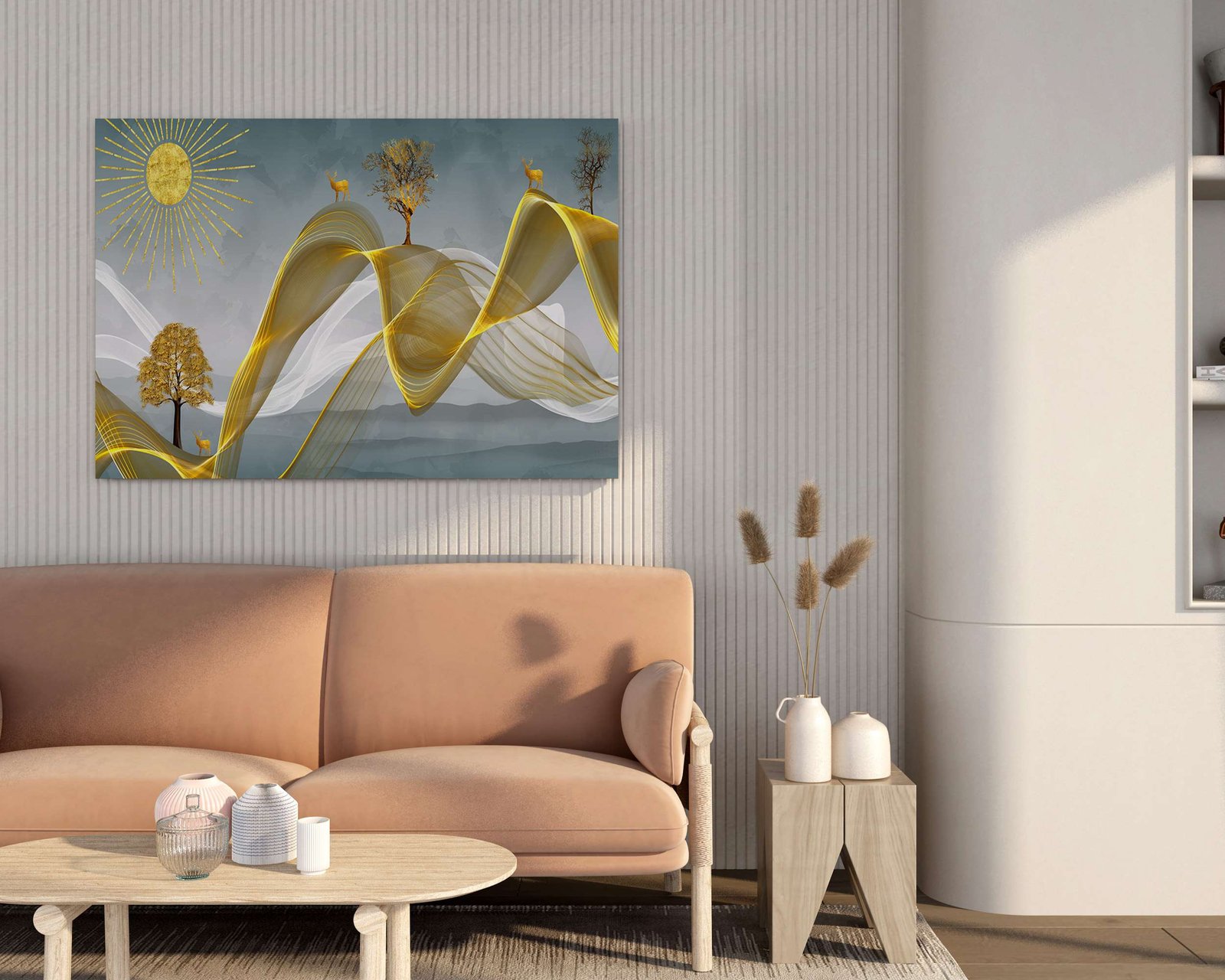 Framed Canvas Art for Bedroom & Living Room Style